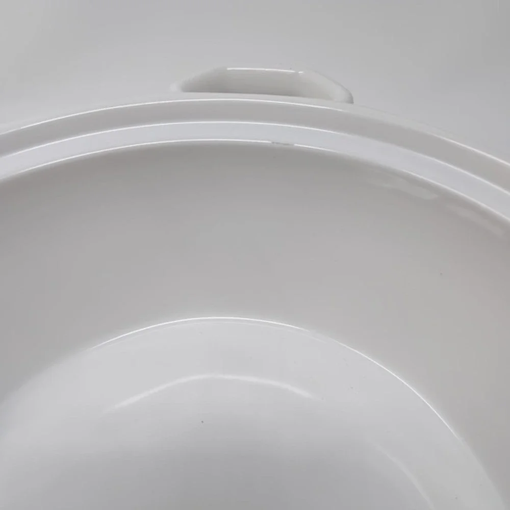 Temp-tations‎ Ovenware Woodland 3-Quart White Ceramic Baker with Glass Lid